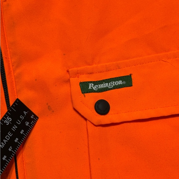 Remington Vibrant Orange Quilted Hunting Vest Size L/XL - Picture 7 of 8